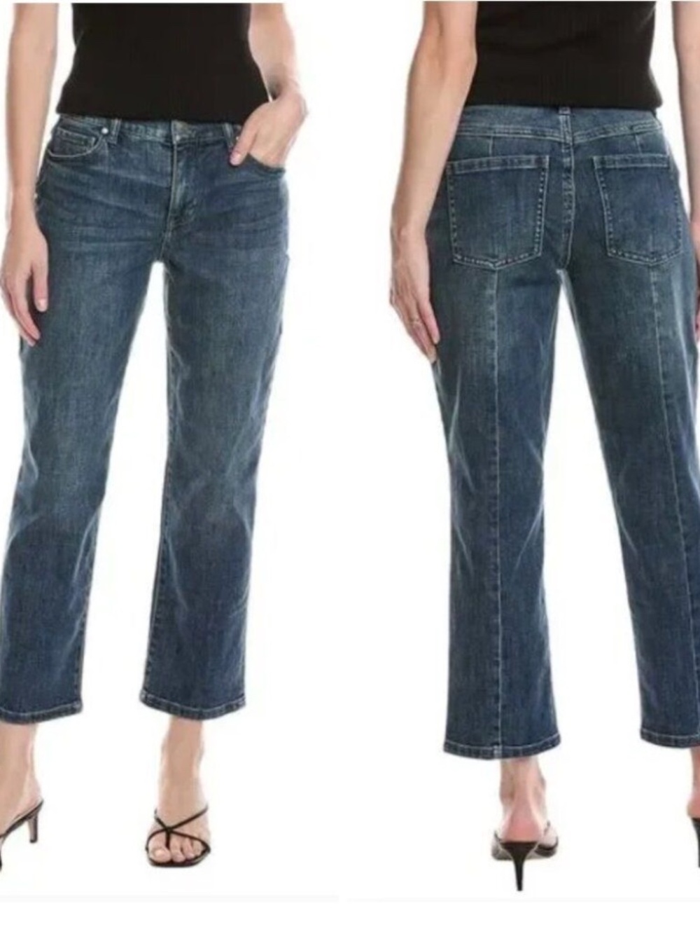 Cabi Size 2 Soho Jeans Back Seam Straight Leg 4707